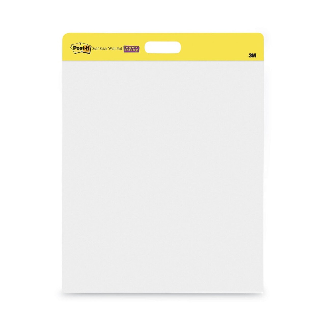 Post-it Easel Pads Super Sticky 20 in. x 23 in. Unruled Self-Stick Wall Pad - White (4/Carton)